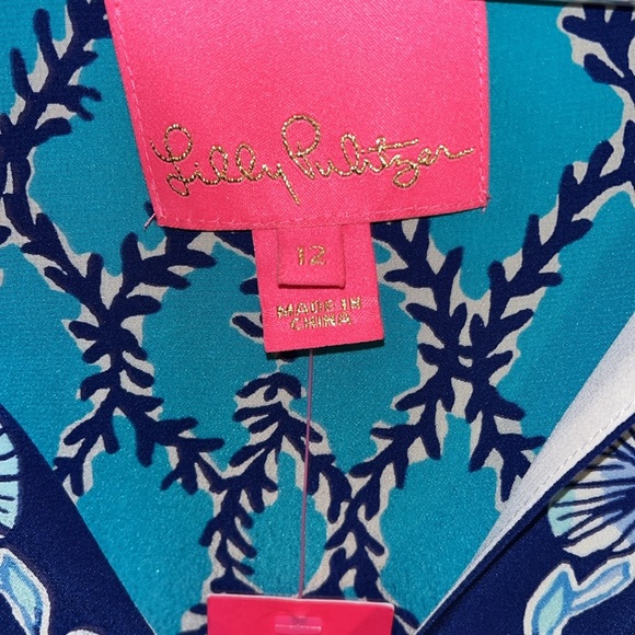 LP Shalynn  silk caftan NWT size 12 - Picture 3 of 6